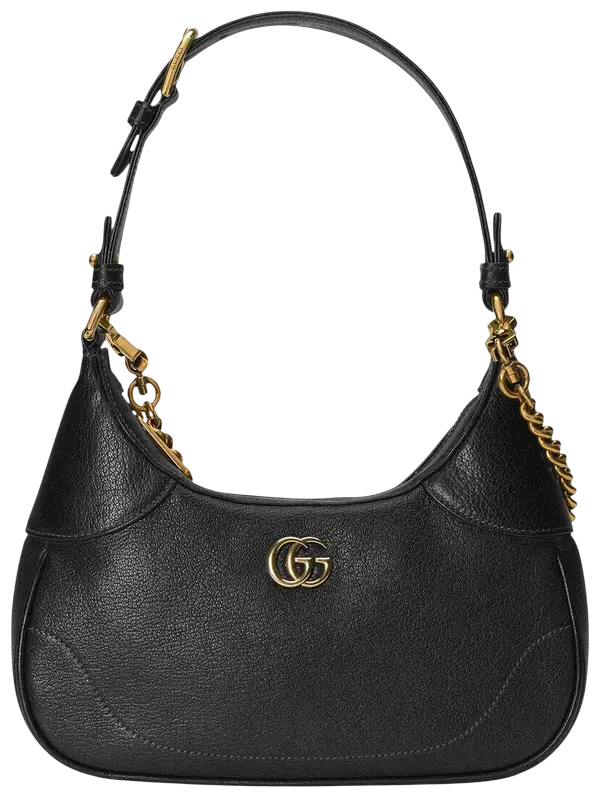 Gucci Small Interlocking G Leather Bag – Black