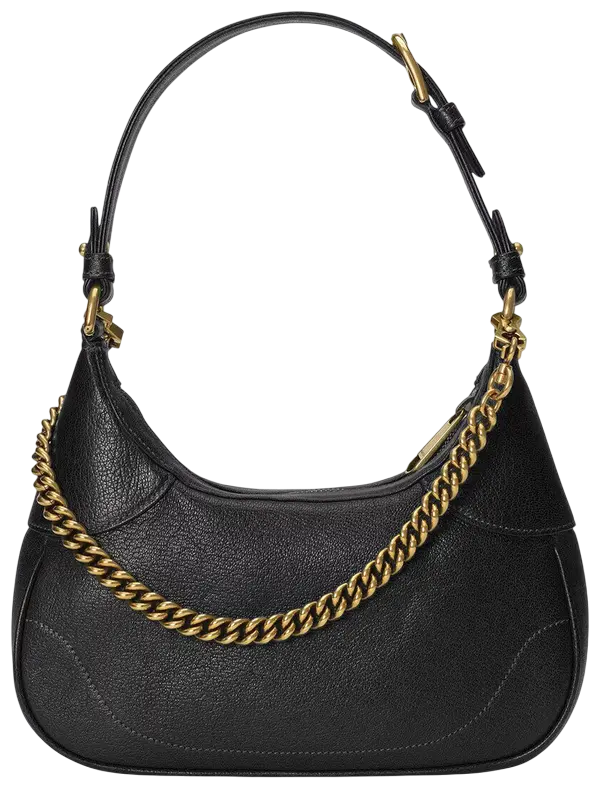 Gucci Small Interlocking G Leather Bag – Black