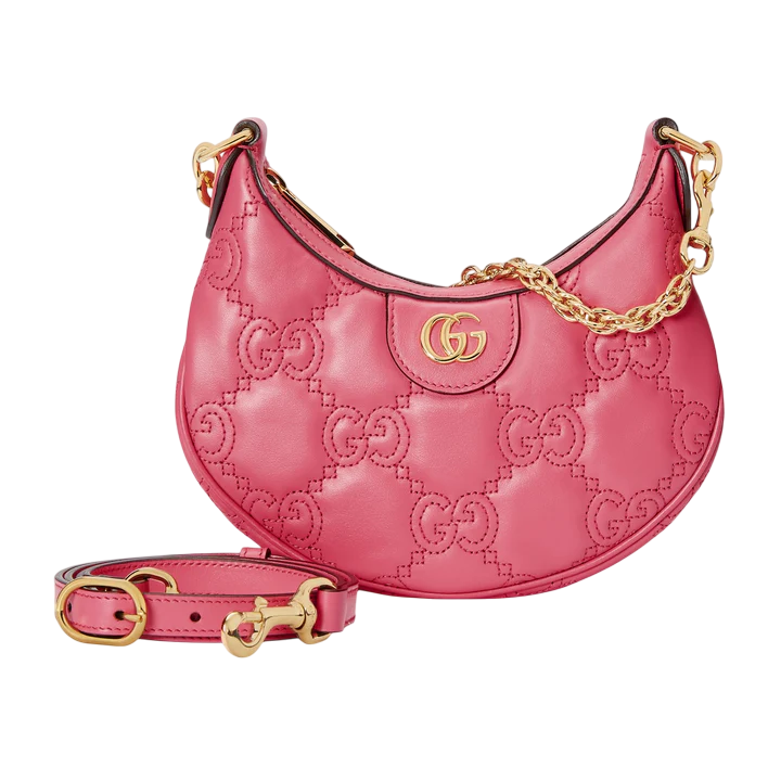 Gucci GG Matelassé Mini Bag – Pink