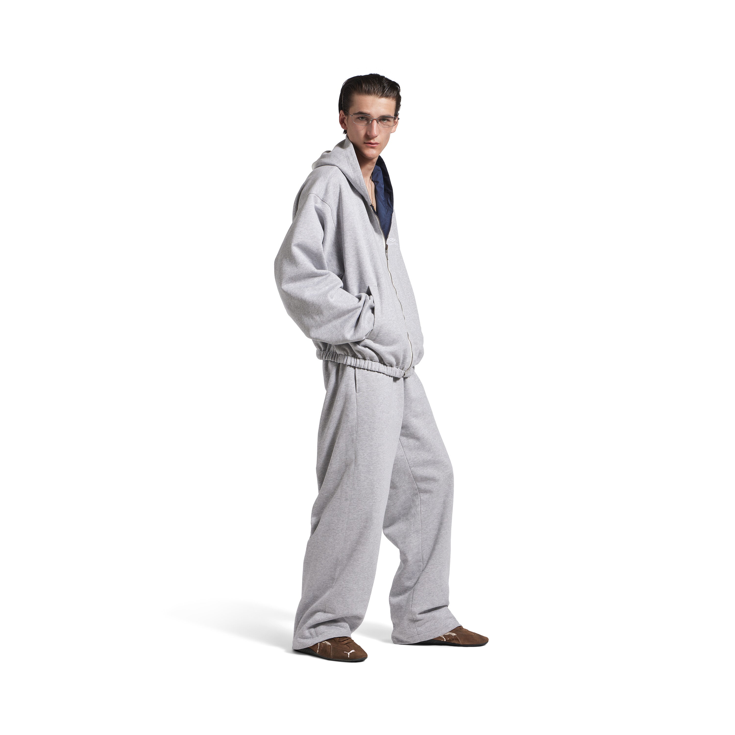 Balenciaga Speedcat Suede Sneaker – Brown/White/Black