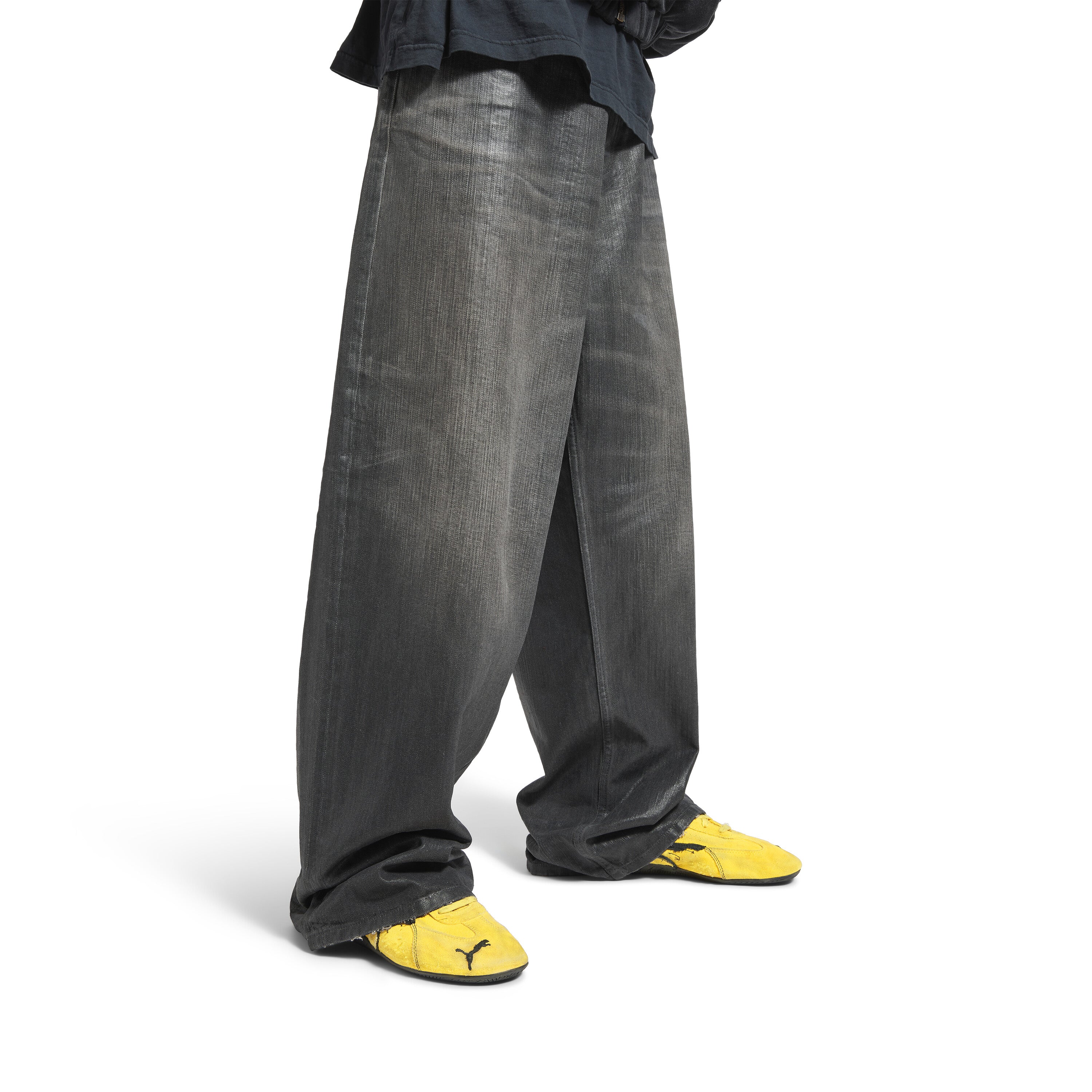 Balenciaga Speedcat Suede Sneaker – Yellow/Black