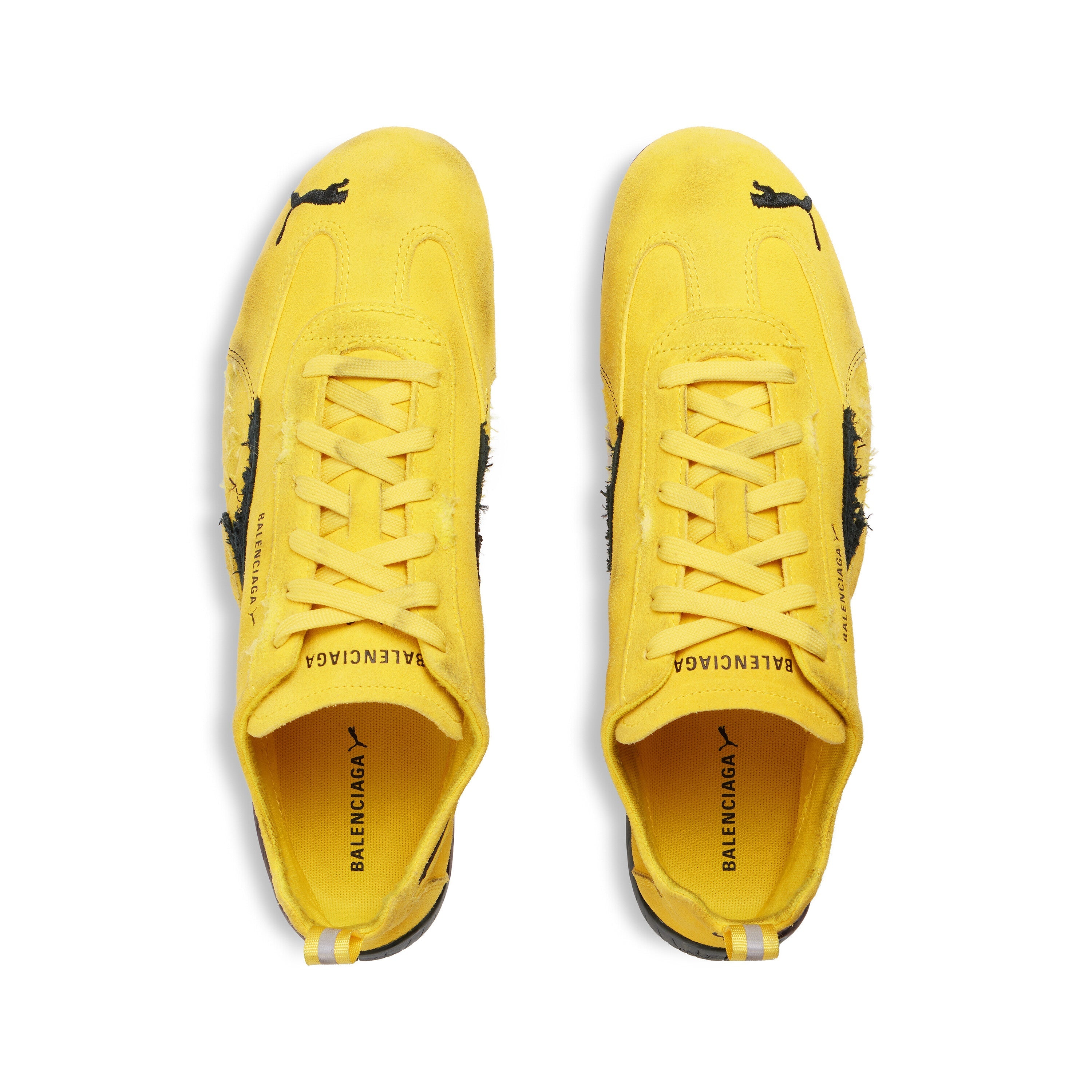 Balenciaga Speedcat Suede Sneaker – Yellow/Black