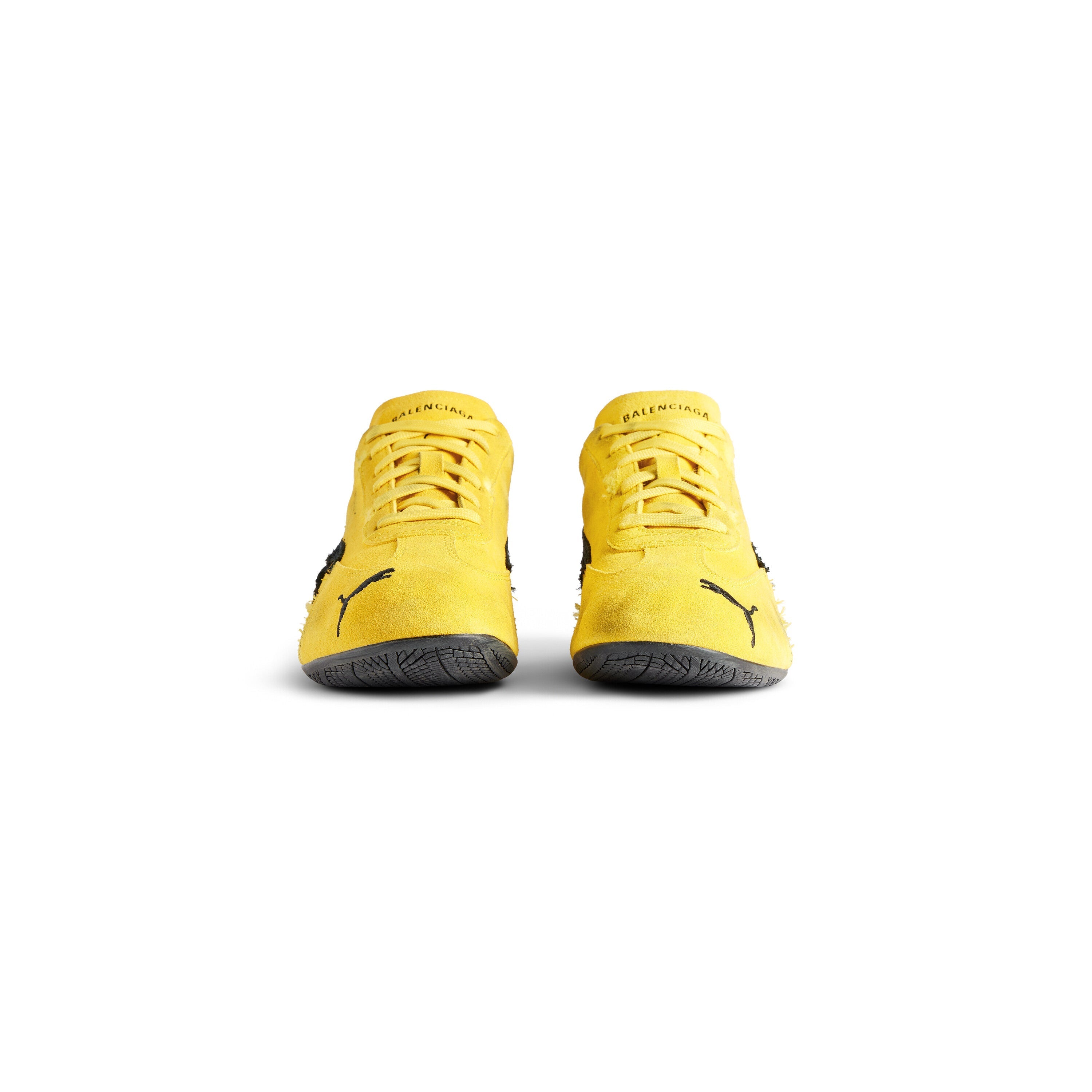Balenciaga Speedcat Suede Sneaker – Yellow/Black
