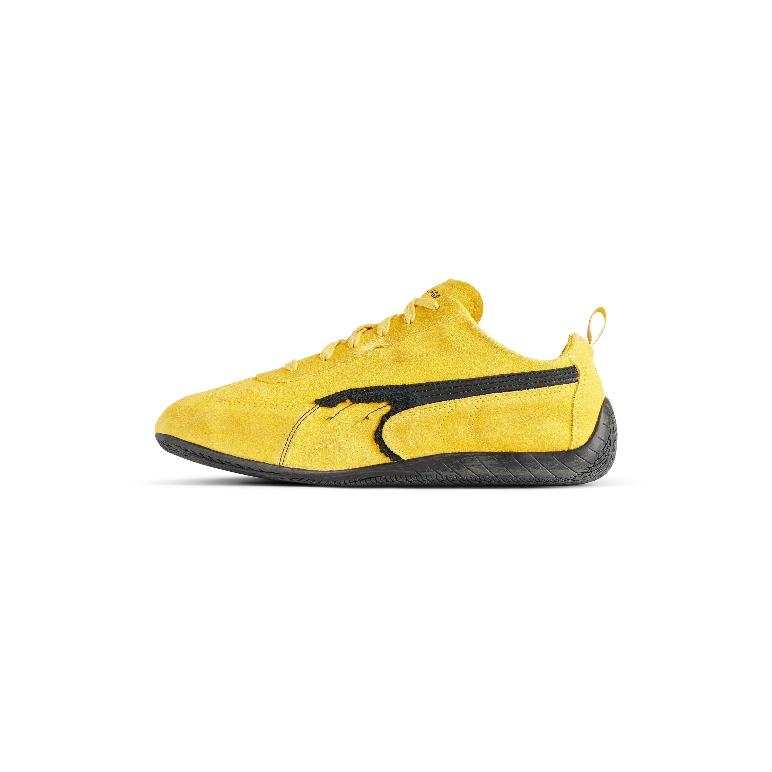 Balenciaga Speedcat Suede Sneaker – Yellow/Black