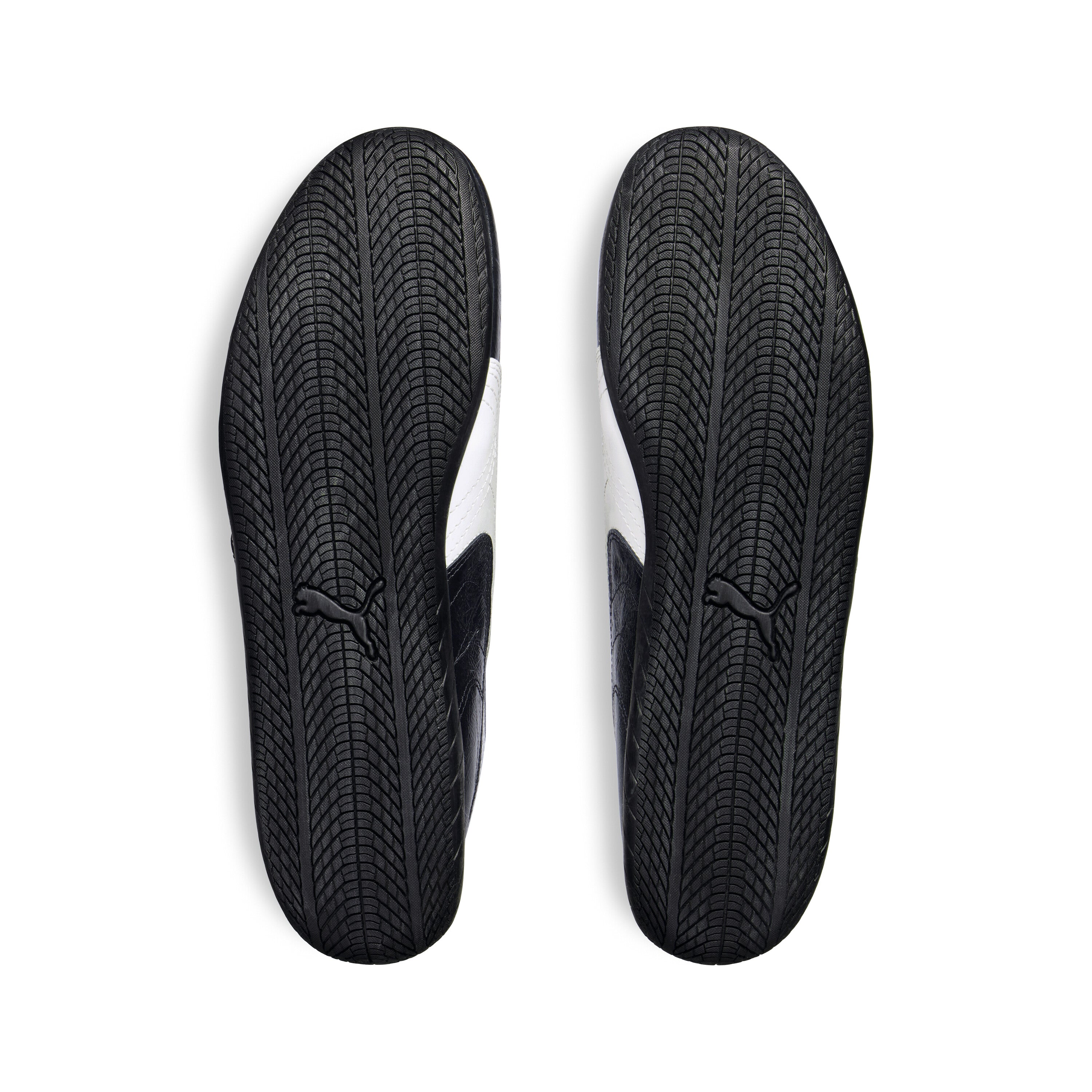 Balenciaga Men’s Speedcat Leather Sneaker – Black/White