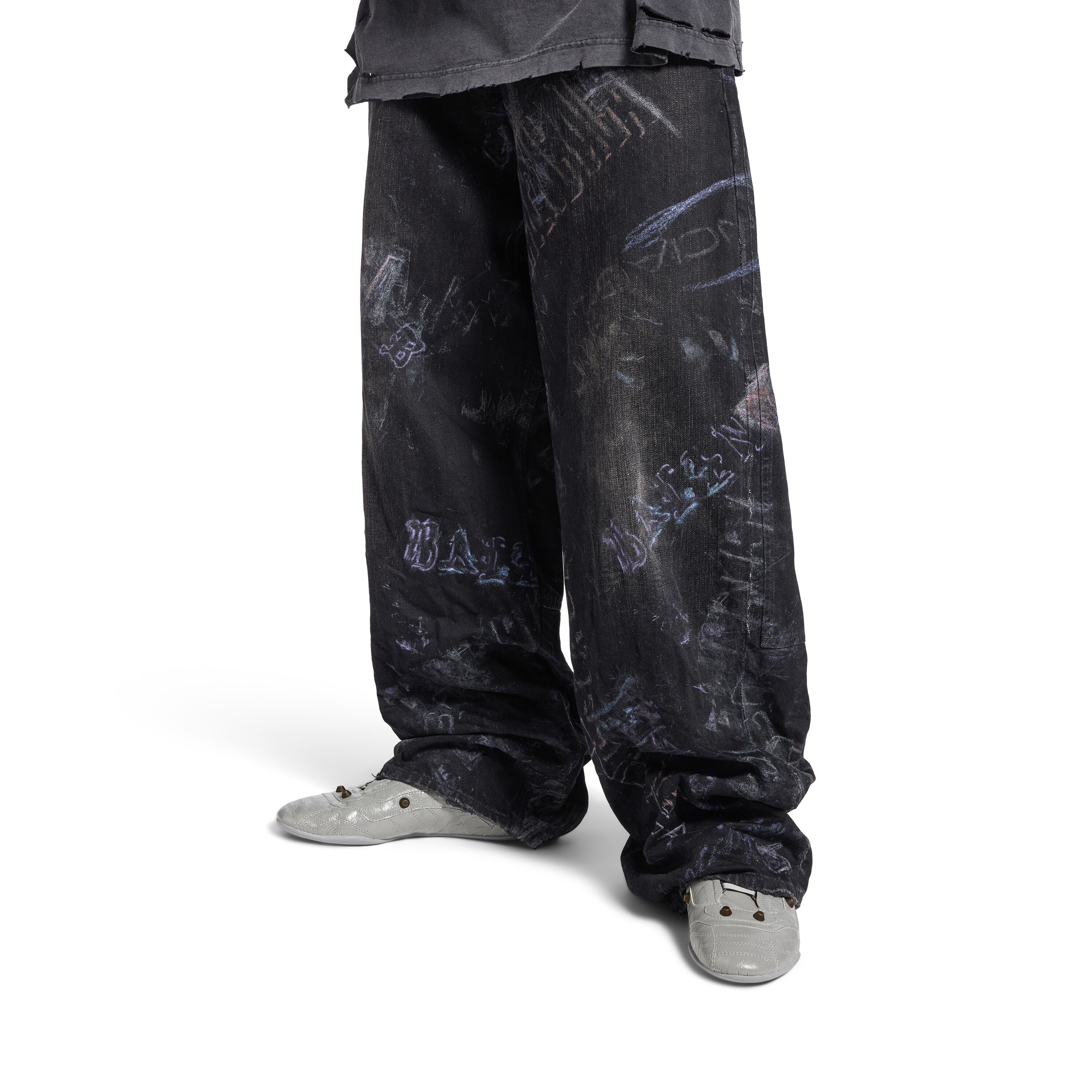 Balenciaga Men’s City Sneaker – Grey Sheepskin