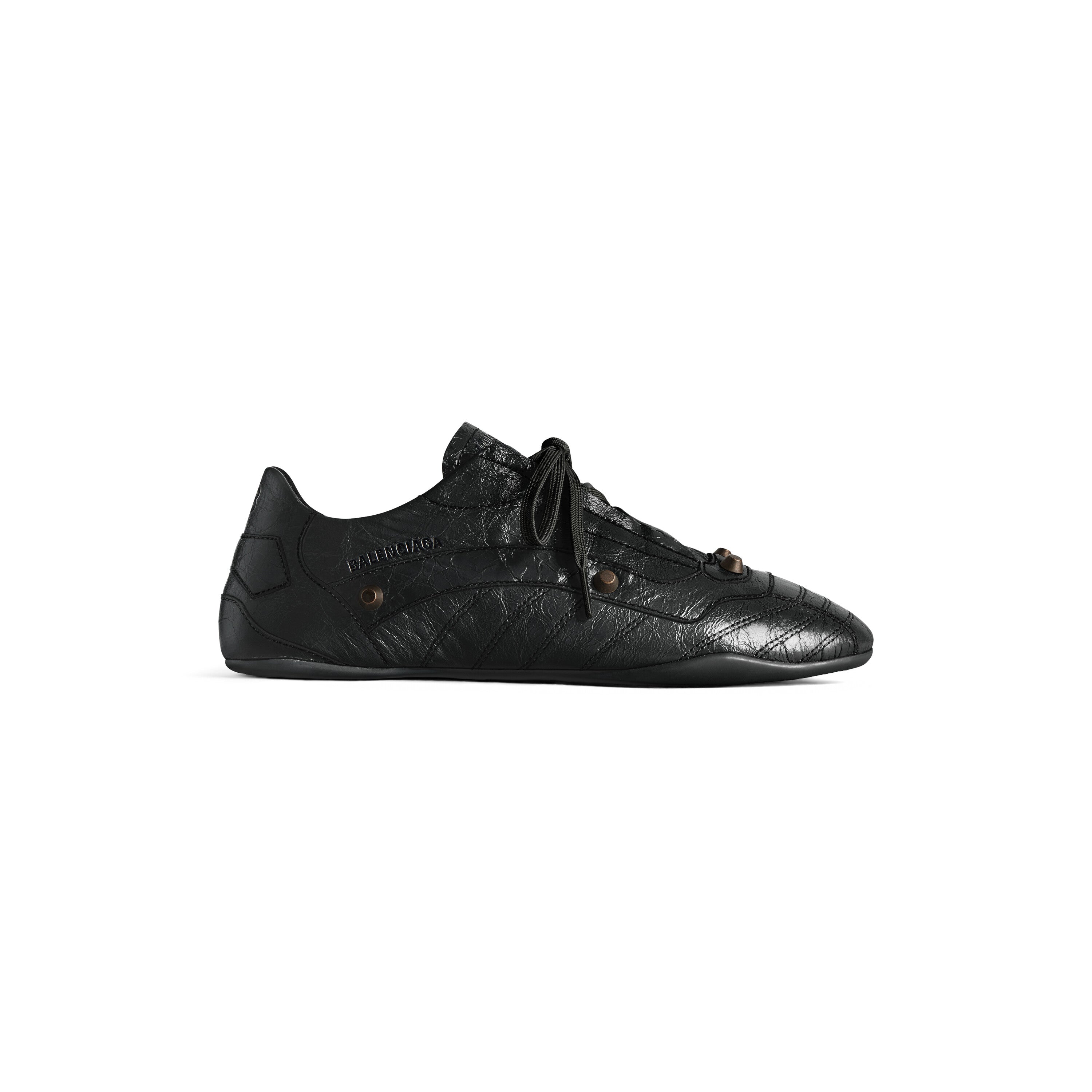 Balenciaga Men’s City Sneaker – Black Sheepskin