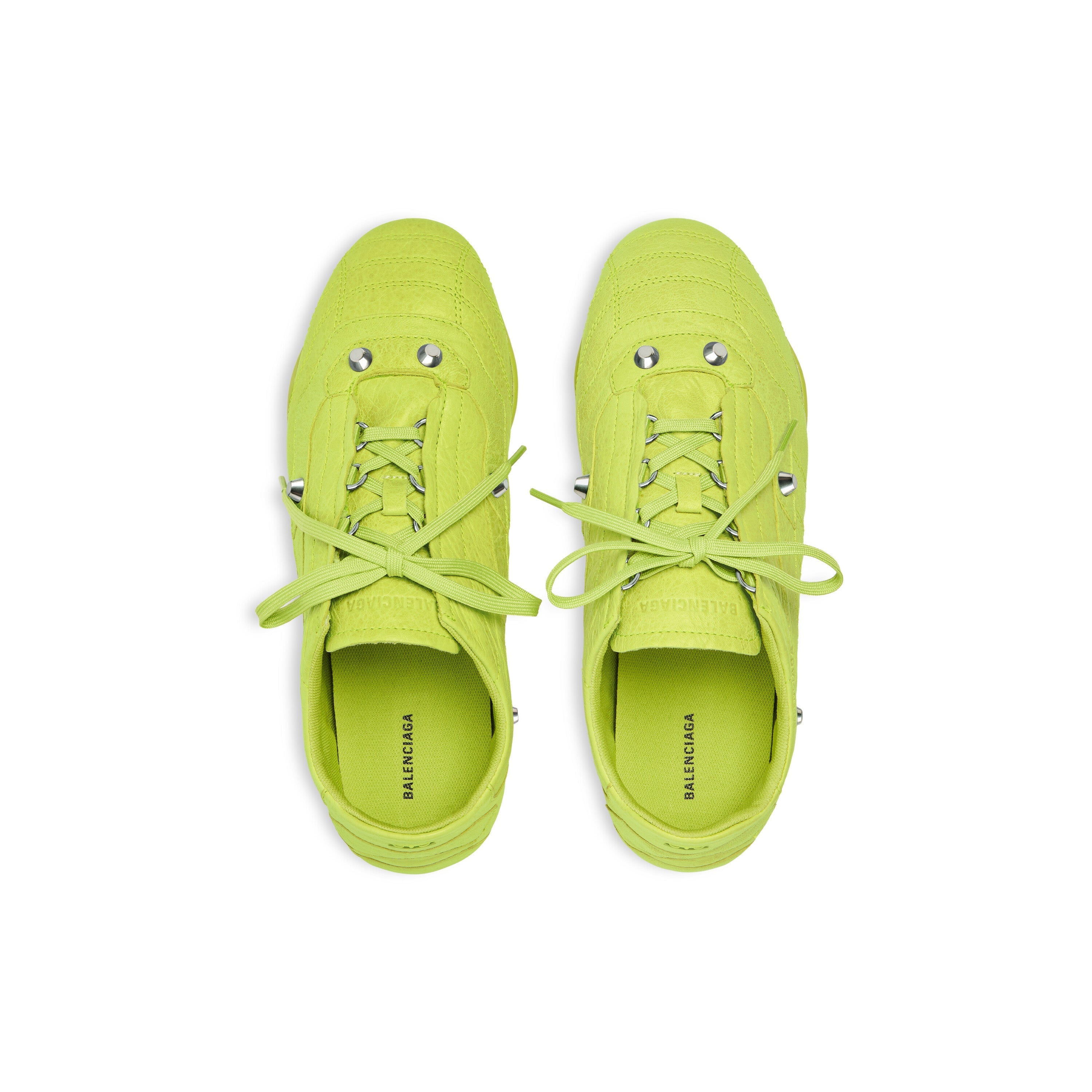 Balenciaga Men’s City Sneaker – Granny Green Sheepskin