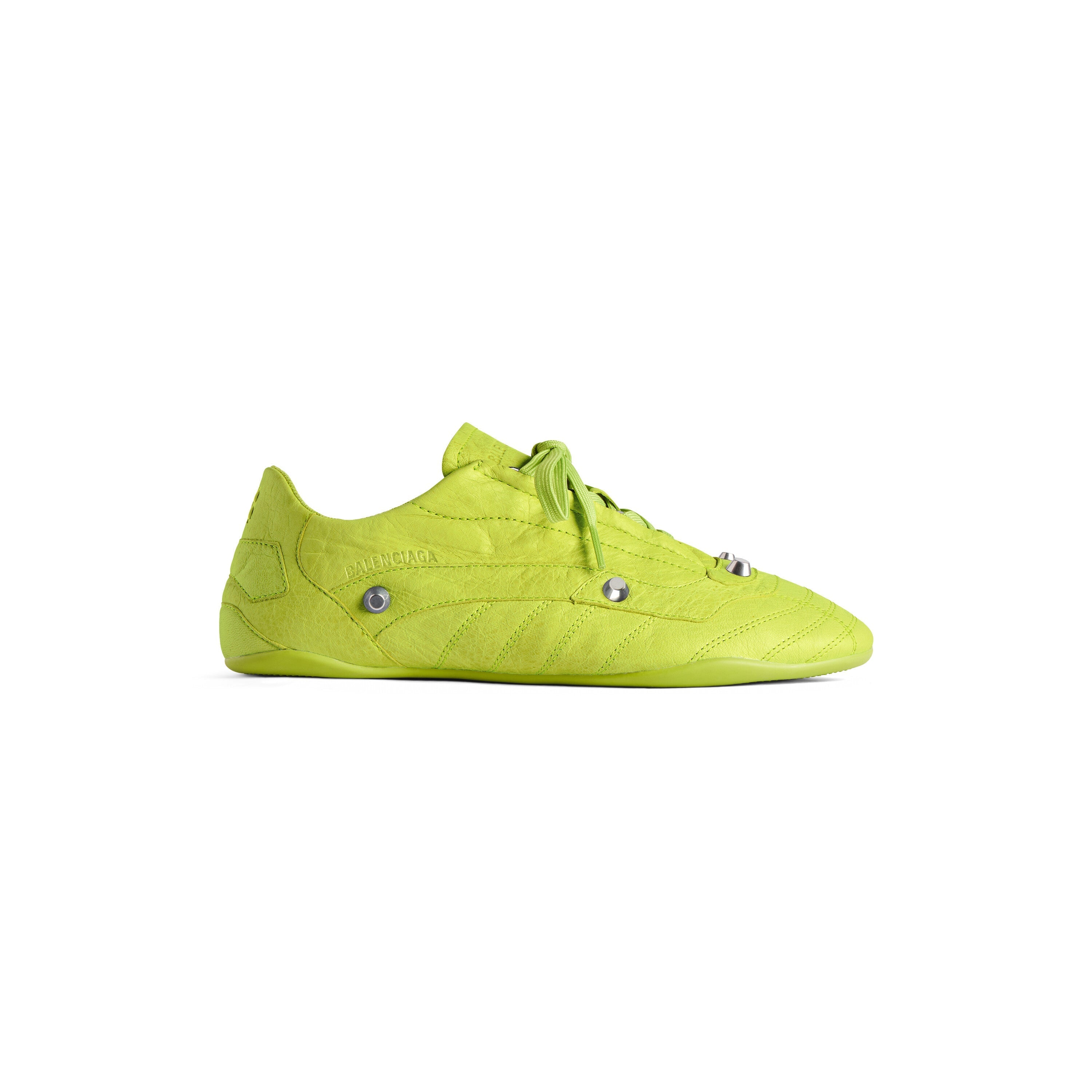 Balenciaga Men’s City Sneaker – Granny Green Sheepskin
