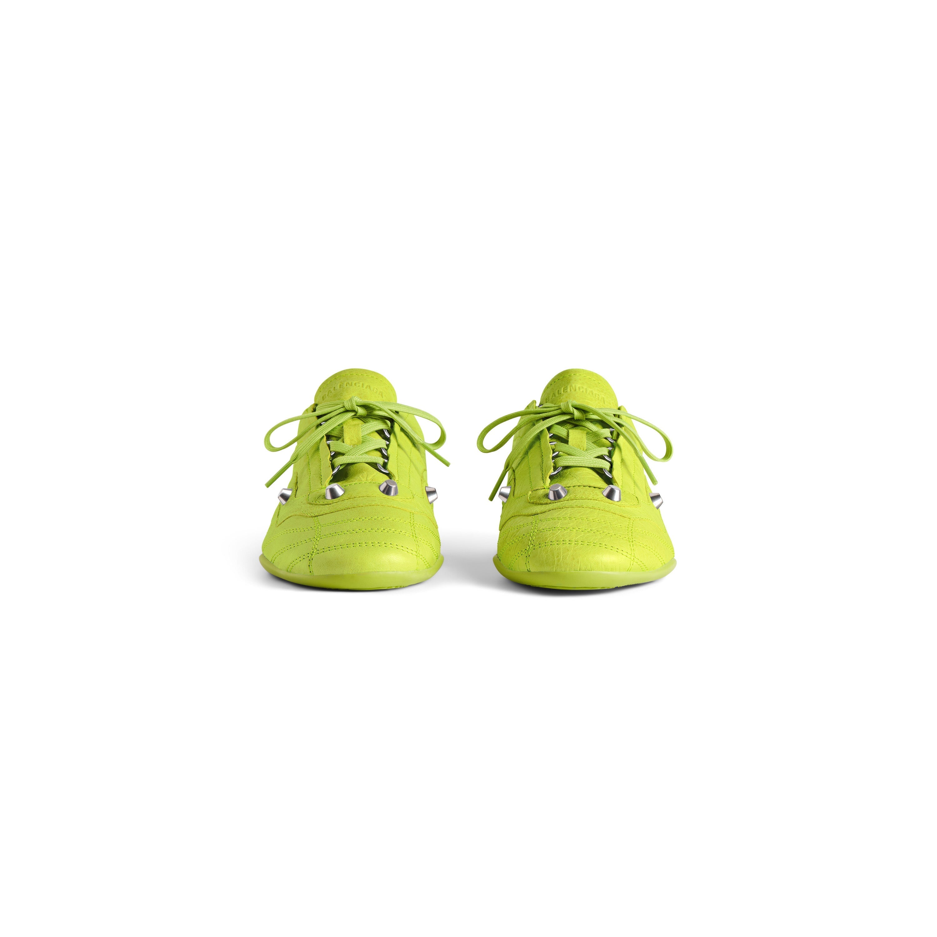 Balenciaga Men’s City Sneaker – Granny Green Sheepskin