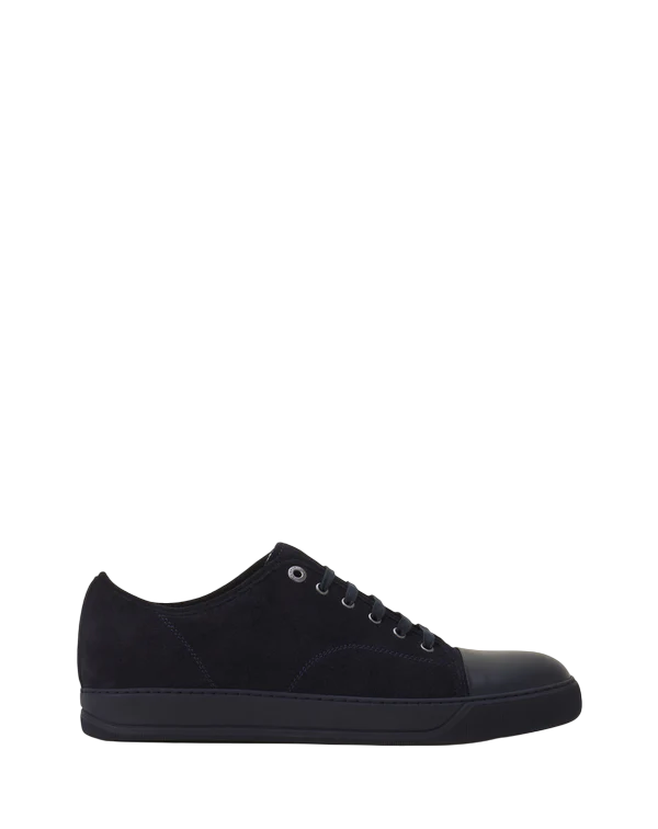 Lanvin DBB1 Leather and Suede Sneaker – Black/Navy