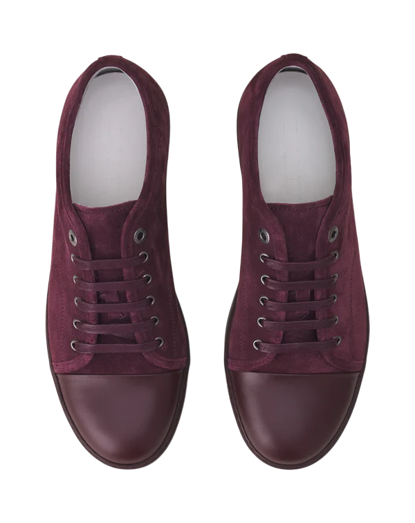 Lanvin DBB1 Leather and Suede Sneaker – Bacchus