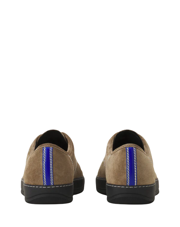Lanvin DBB1 Hiking Sneakers in Suede – Dark Beige/Brown