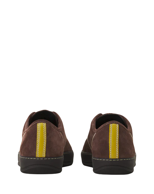 Lanvin DBB1 Hiking Sneakers in Suede – Dark Brown/Black