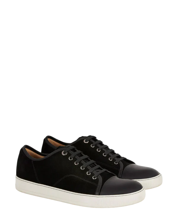 DBB1 SUEDE AND PATENT LEATHER SNEAKERS