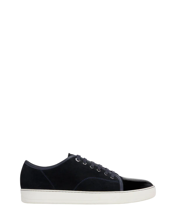 Lanvin DBB1 Suede and Patent Leather Sneaker