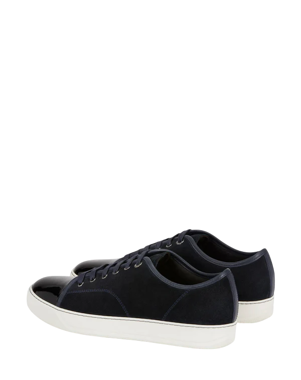 Lanvin DBB1 Suede and Patent Leather Sneaker