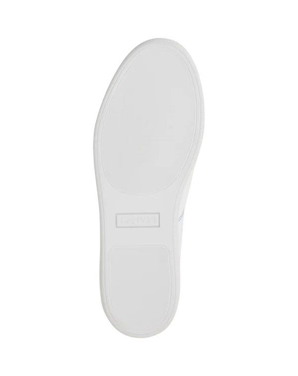 Lanvin DBB1 High-Top Leather Sneakers – White/Blue