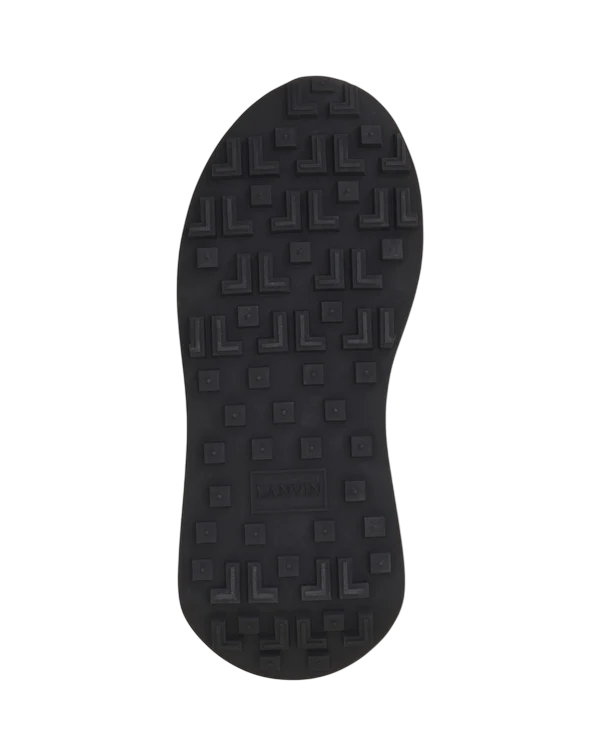 Lanvin BUMPR Mesh Sneakers – Marron/Rouge