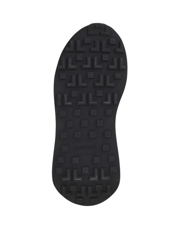 Lanvin BUMPR Nylon Sneakers – Blanc/Marine Noir