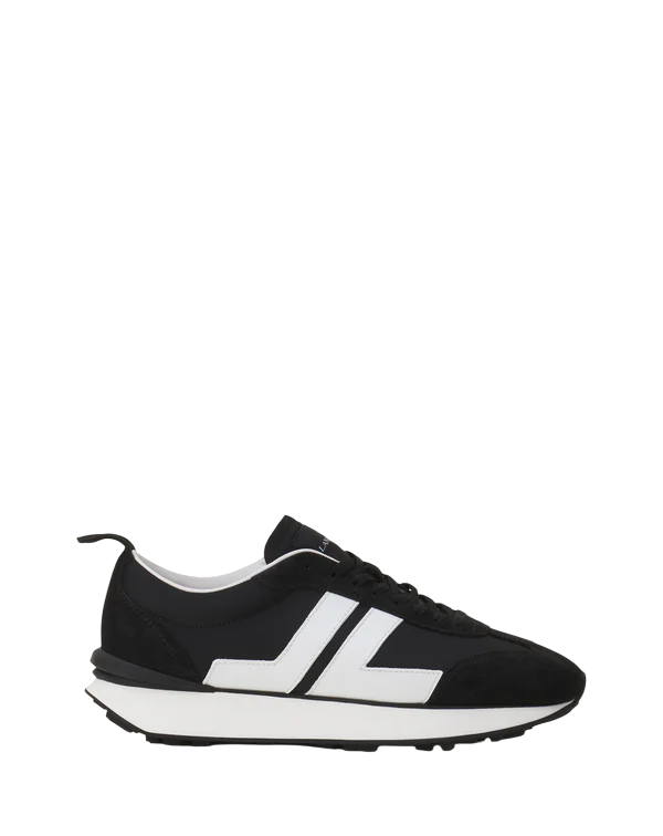 Lanvin BUMPR Nylon Sneakers – Black/White