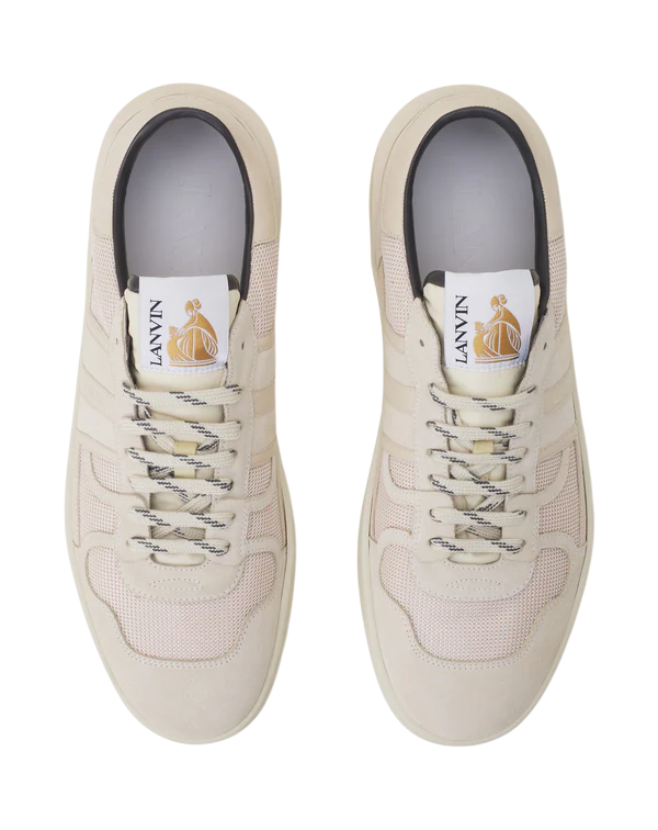 Lanvin CLAY Mesh Sneakers – Pale Grey