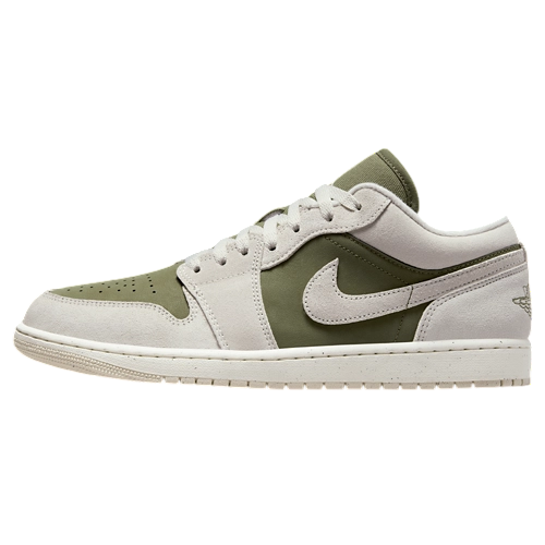 Air Jordan 1 Low SE – Medium Olive/Light Orewood Brown/Sail