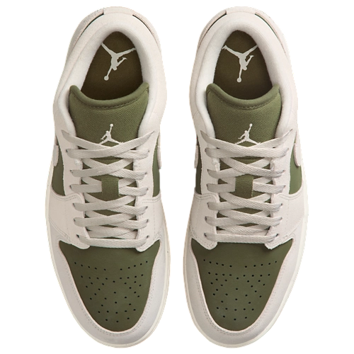 Air Jordan 1 Low SE – Medium Olive/Light Orewood Brown/Sail