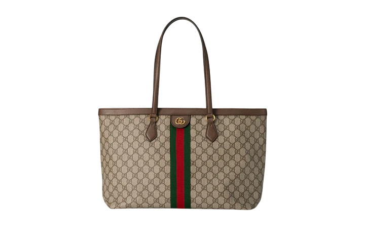 Gucci Ophidia Large Tote – Beige/Dark Brown GG Supreme