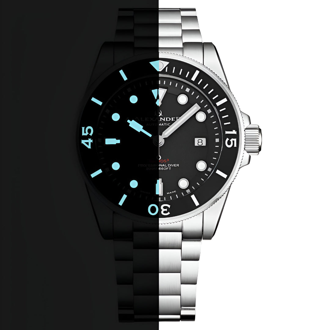 Alexander  2-Automatic Black Dial Men's Watch