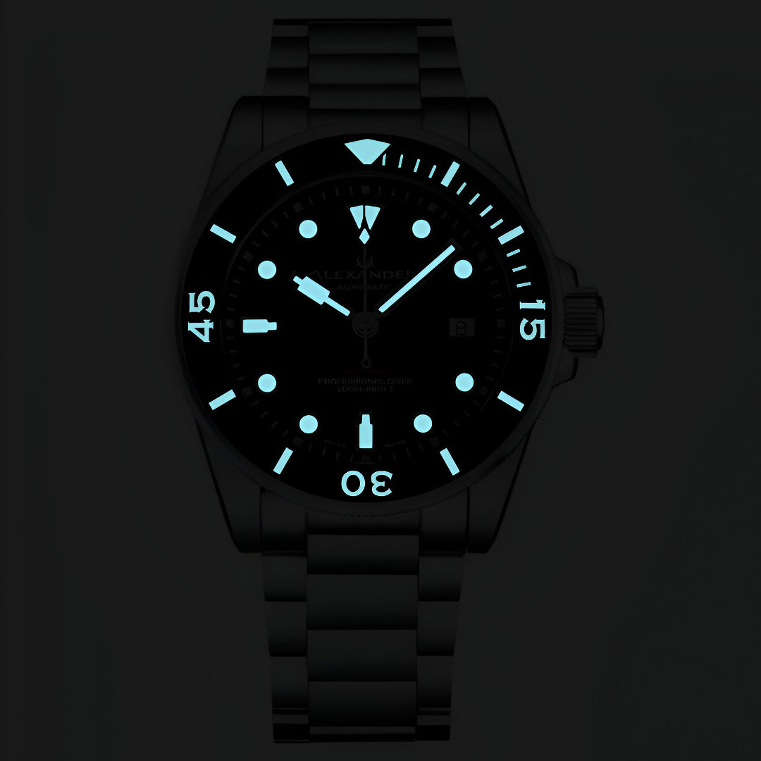 Alexander  2-Automatic Black Dial Men's Watch