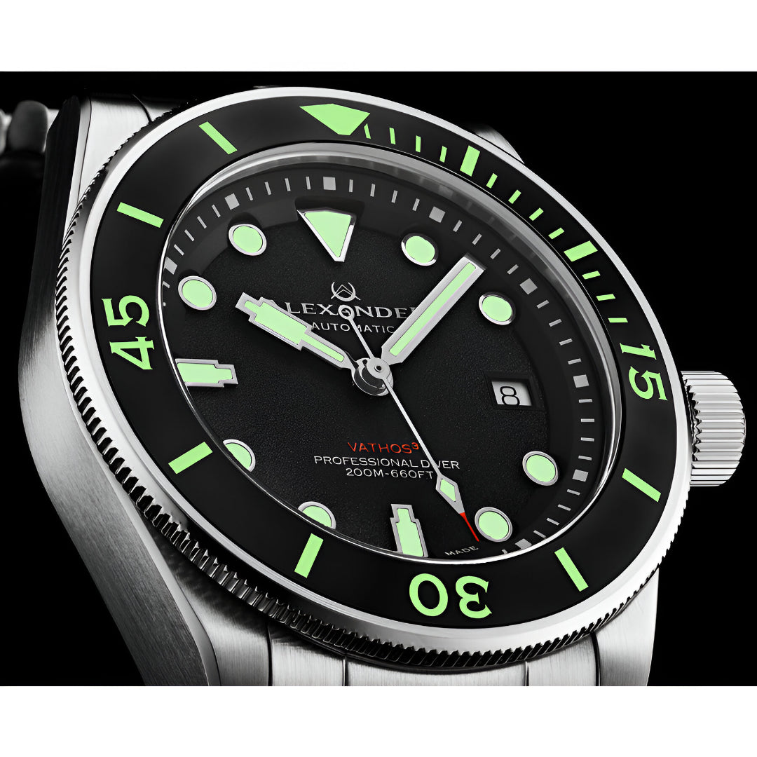 Alexander  2-Automatic Black Dial Men's Watch