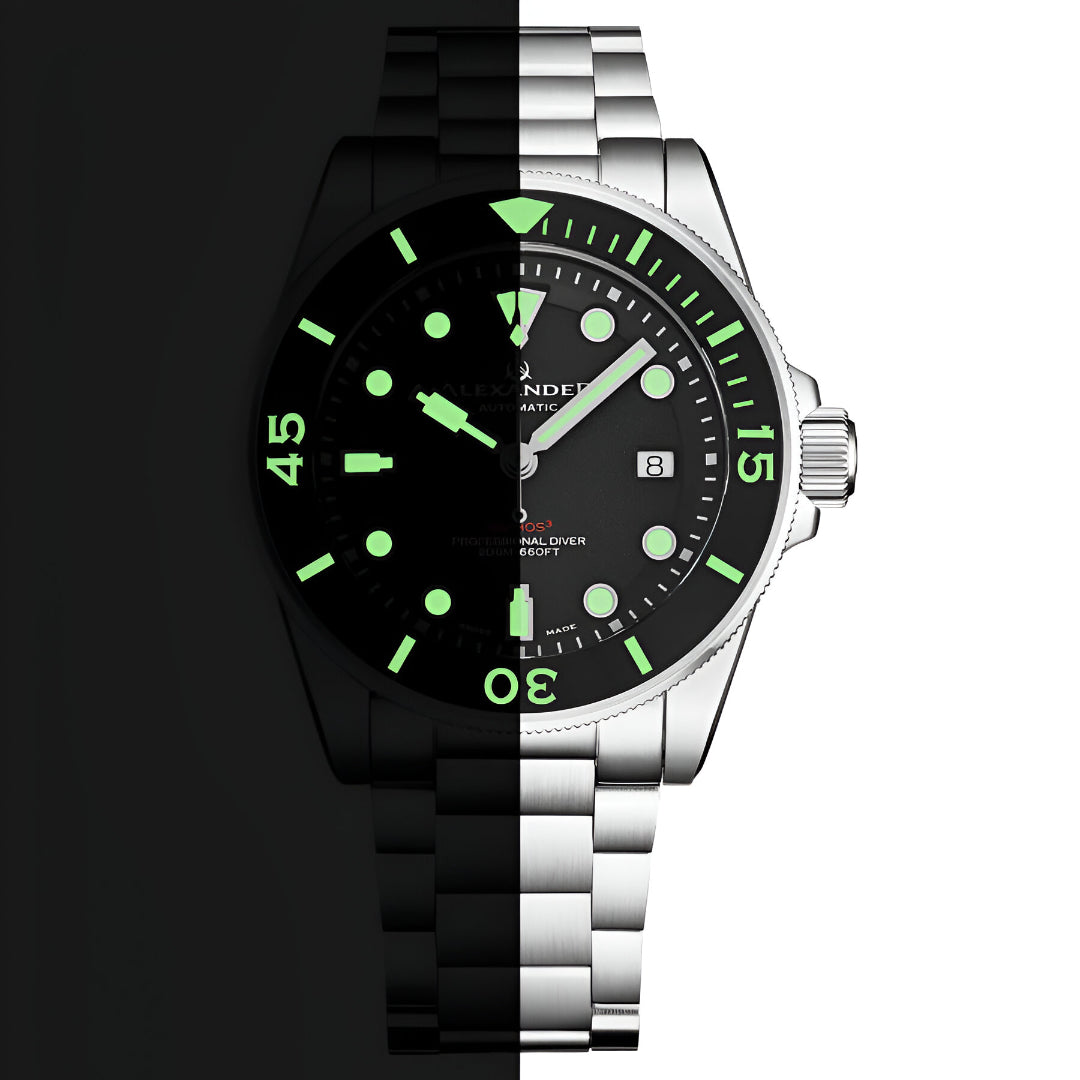 Alexander  2-Automatic Black Dial Men's Watch