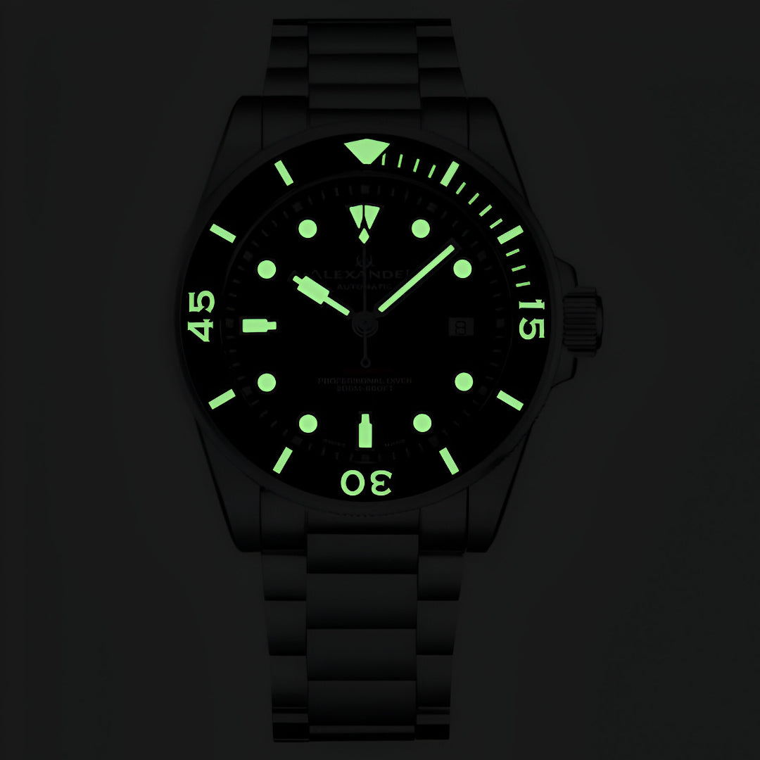 Alexander  2-Automatic Black Dial Men's Watch