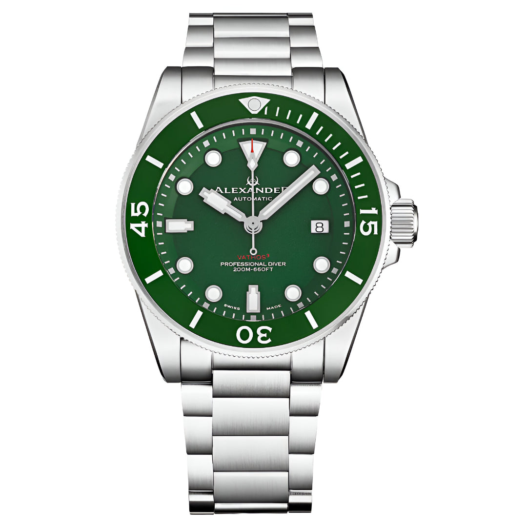 Alexander  2-Automatic Green Dial Men's Watch