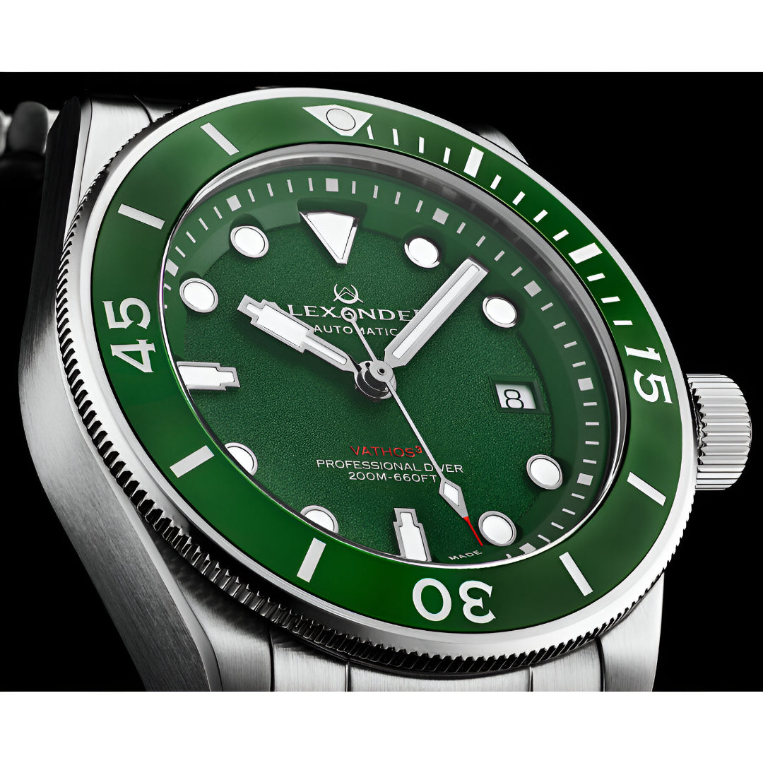 Alexander  2-Automatic Green Dial Men's Watch