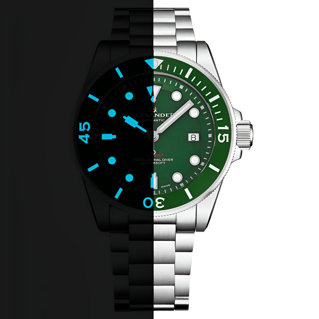 Alexander  2-Automatic Green Dial Men's Watch