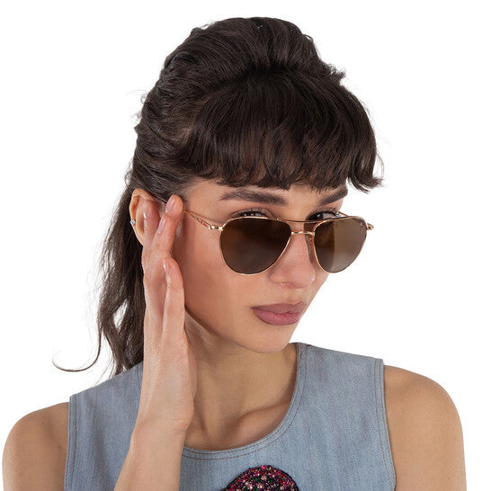 American Optical Brown Pilot Ladies Sunglasses