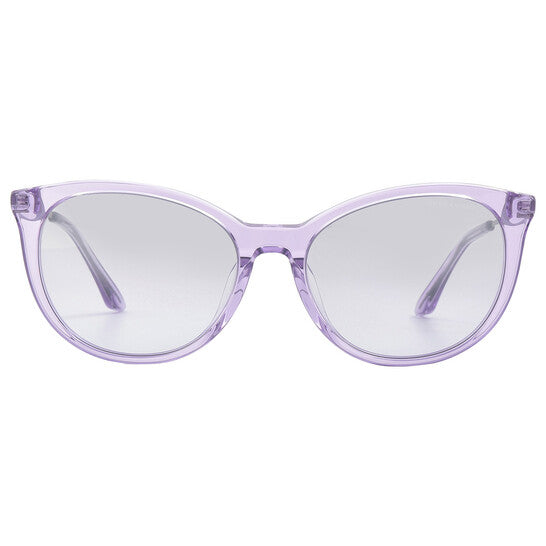 Armani Exchange Violet MIrror Silver Gradient Cat Eye Ladies Sunglasses