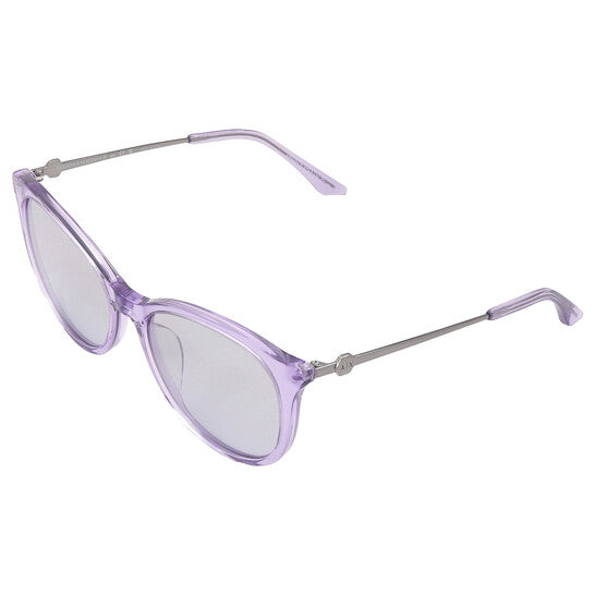 Armani Exchange Violet MIrror Silver Gradient Cat Eye Ladies Sunglasses