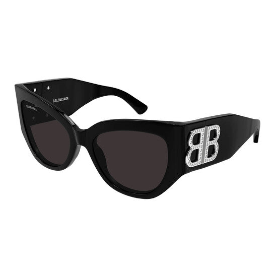 Balenciaga Grey Butterfly Ladies Sunglasses