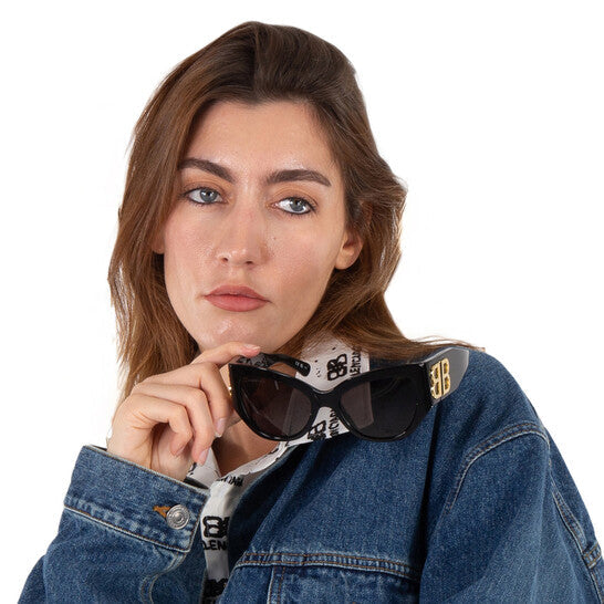 Balenciaga Grey Cat Eye Ladies Sunglasses