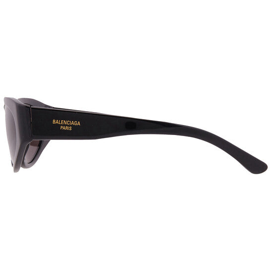 Balenciaga Grey Oval Ladies Sunglasses