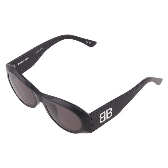 Balenciaga Grey Oval Ladies Sunglasses