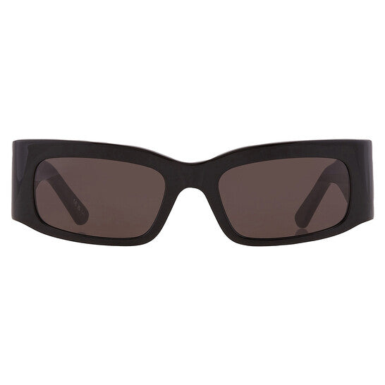 Balenciaga Grey Rectangular Unisex Sunglasses