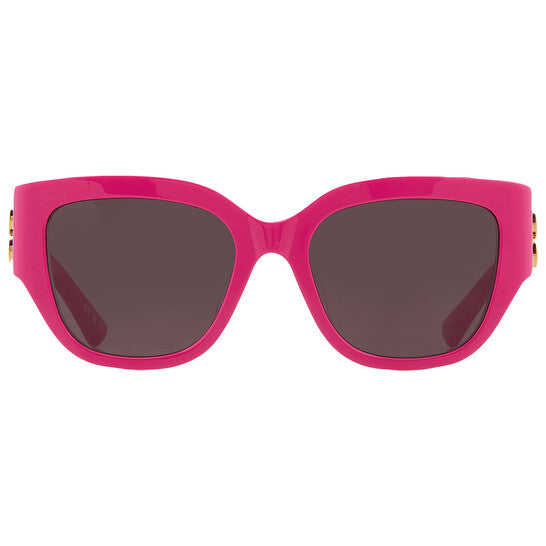 Balenciaga Grey Square Ladies Sunglasses