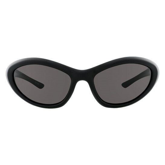 Balenciaga Grey Square Unisex Sunglasses