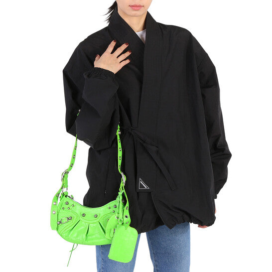 Balenciaga Le Cagole XS Shoulder Bag In Acid Green