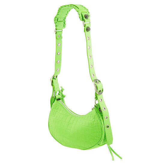 Balenciaga Le Cagole XS Shoulder Bag In Acid Green