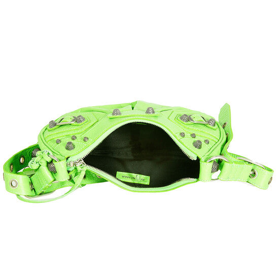 Balenciaga Le Cagole XS Shoulder Bag In Acid Green